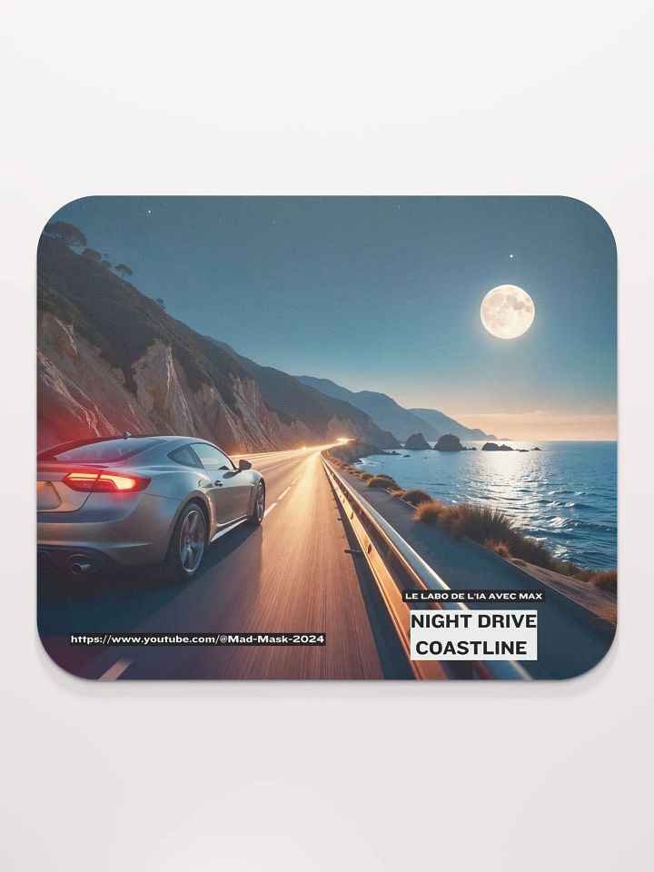 Classic Mouse Pad : Night Drive Coastline product image (2)