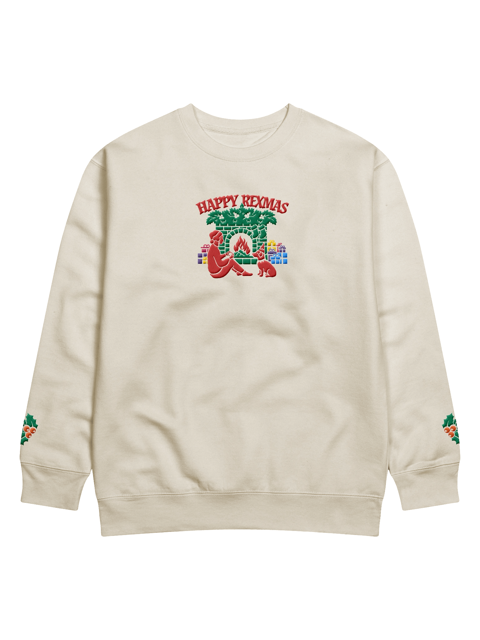 Happy ReXmas - Embroidered Christmas Jumper product image (1)