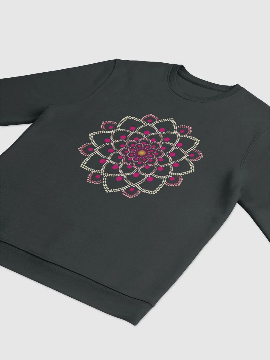 Simple Pink Mandala Unisex Eco Sweatshirt product image (2)