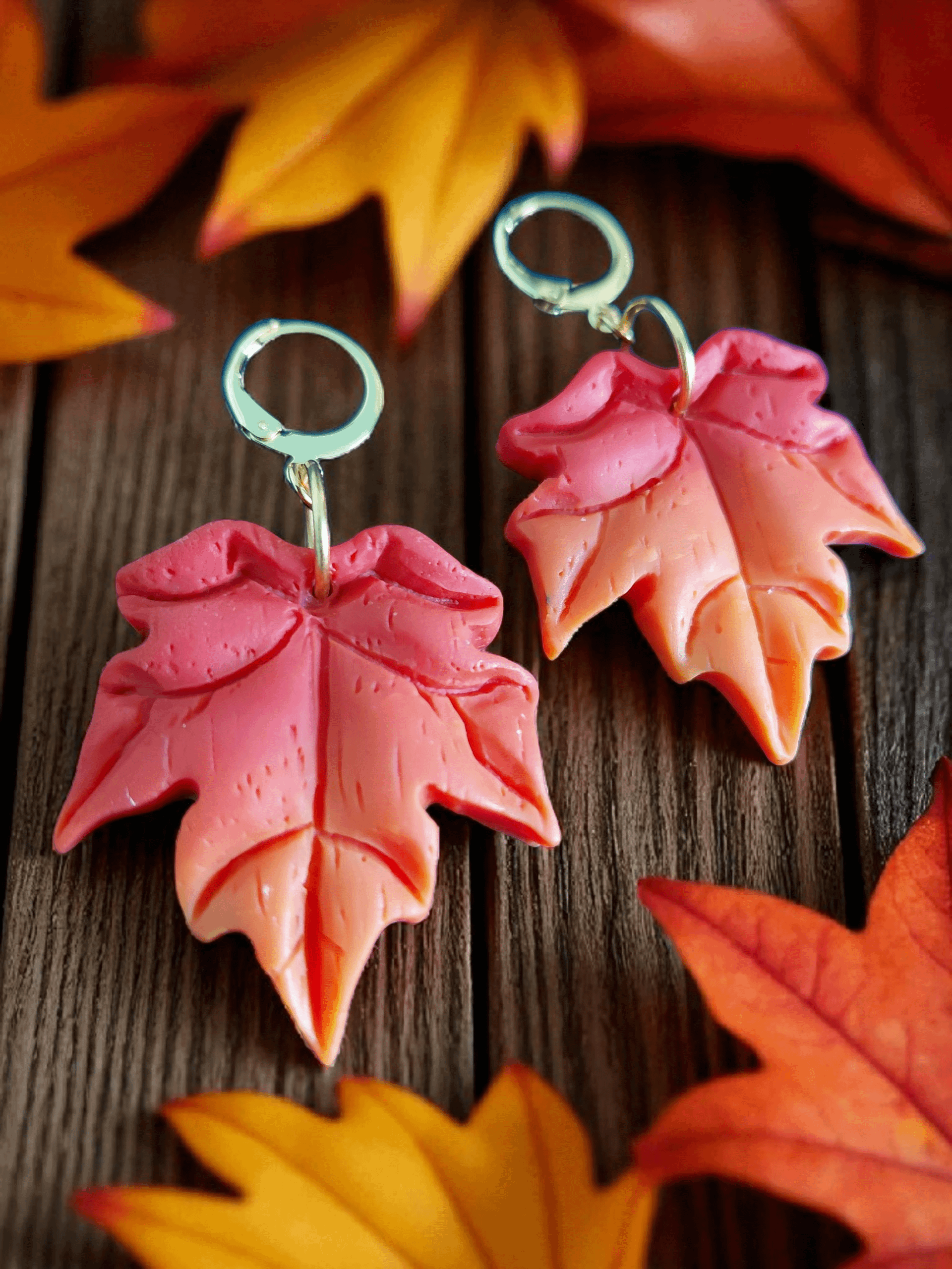 Maple Leaf Earrings product image (2)