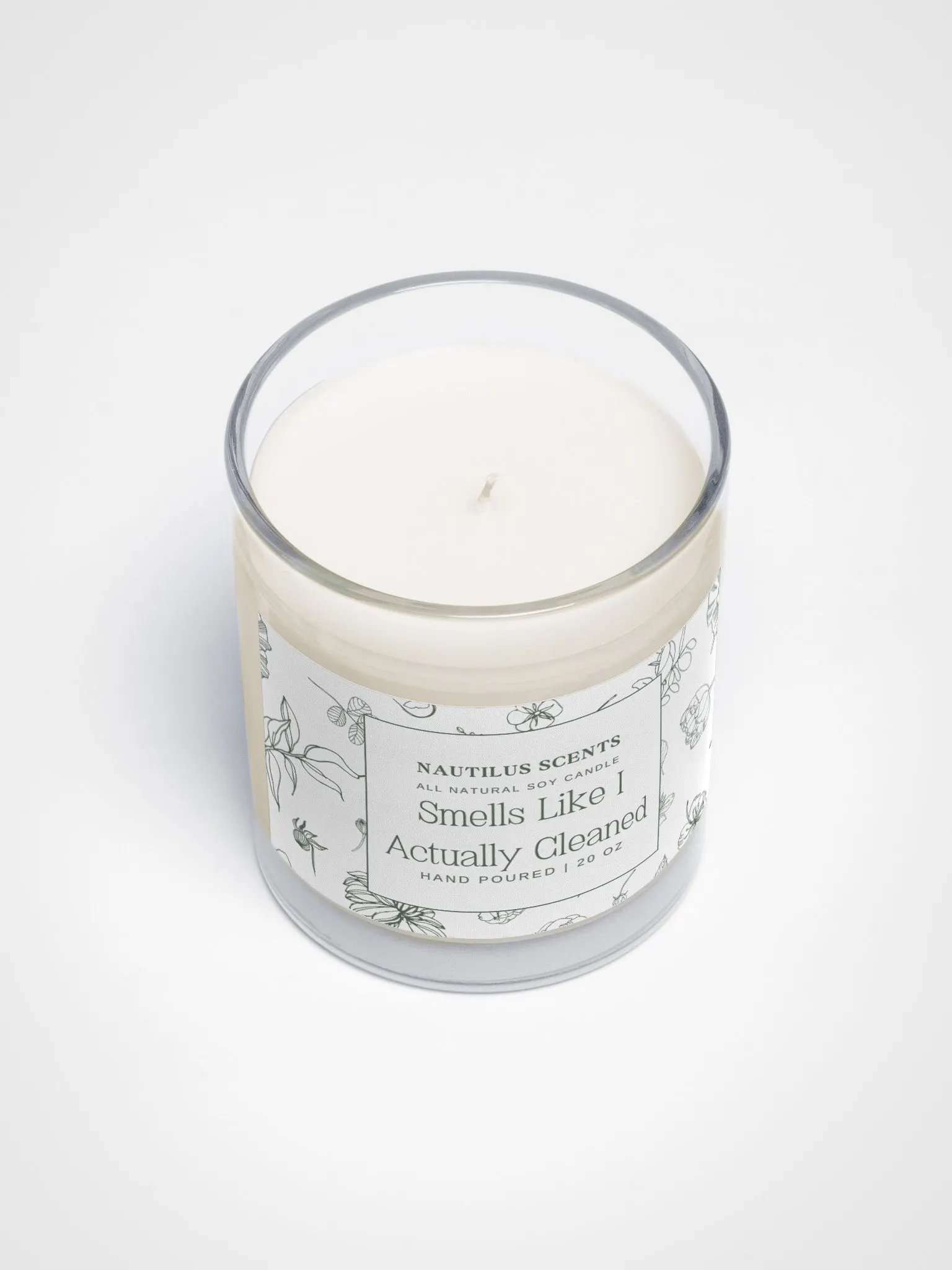 Nautilus Natural Soy Candle: Smells Like I Actually Cleaned product image (3)