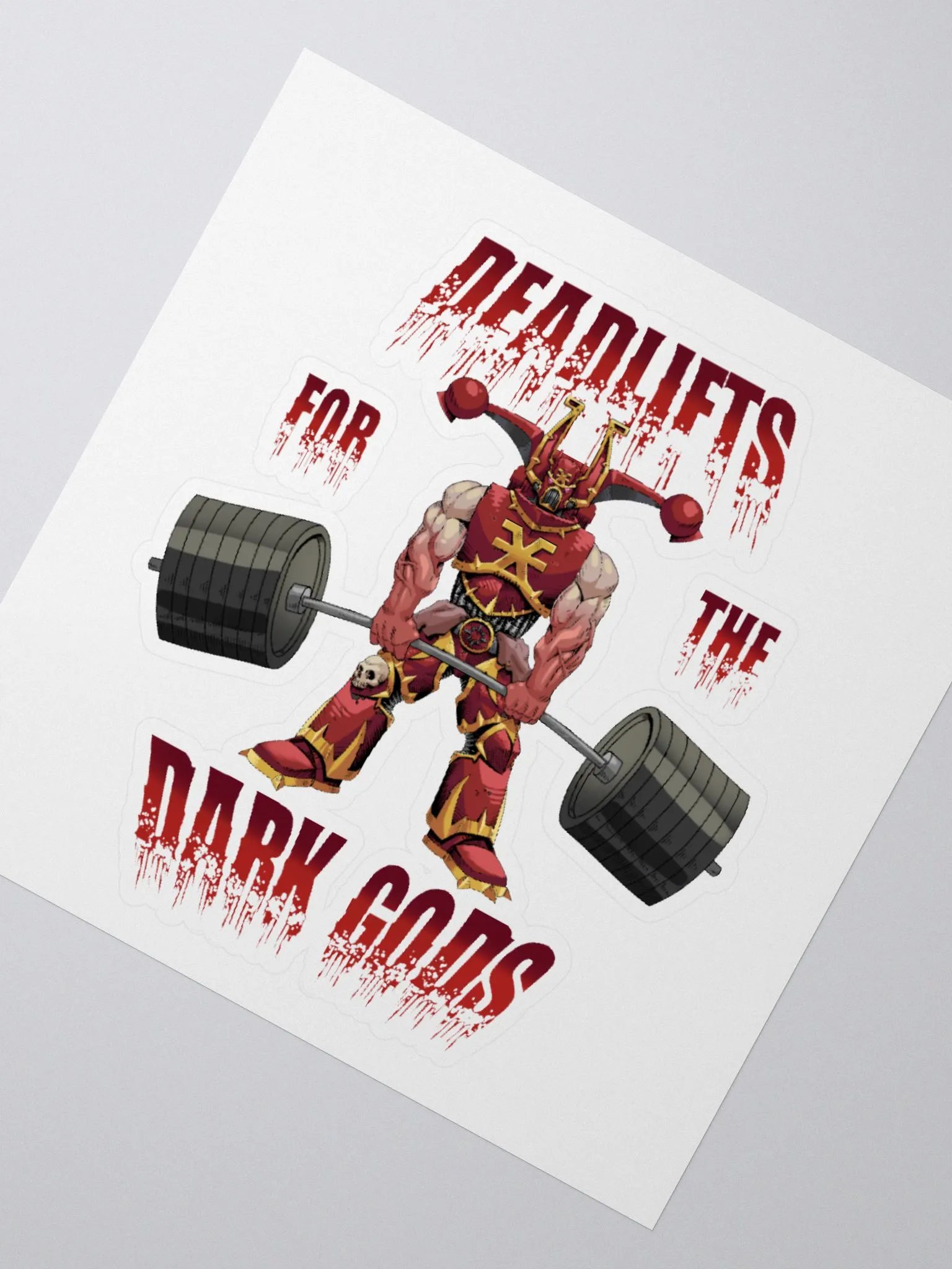 Deadlifts For The Dark Gods - Berzerker Sticker product image (2)
