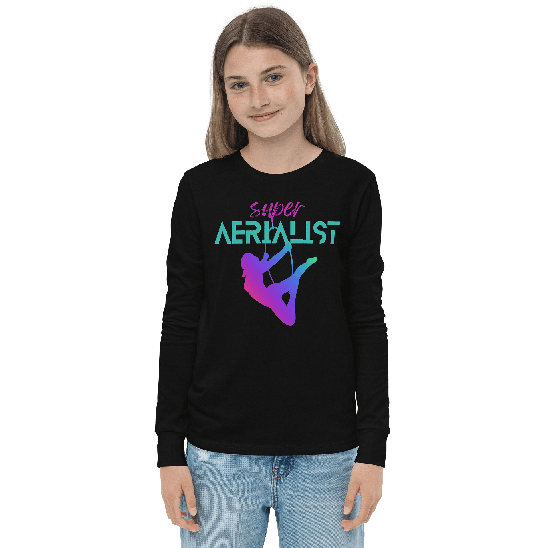 Super Aerialist Youth Long Sleeve Tee product image (1)