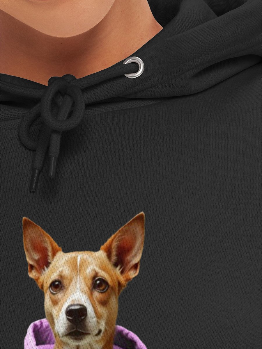 Potcake wearing hoodie product image (7)