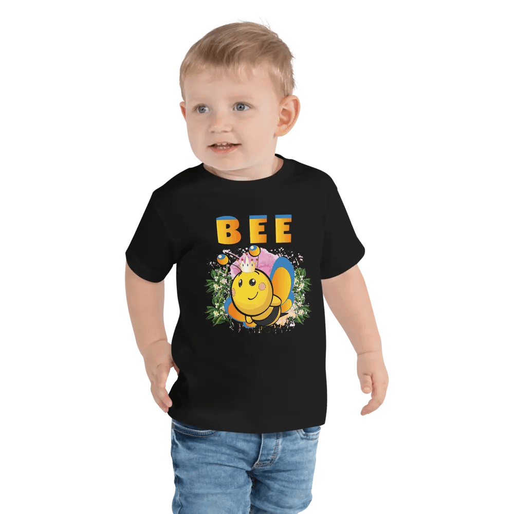 Cute Queen Bee Colorful Lovely T-Shirt-Funny Gift for Boys & Girls product image (6)