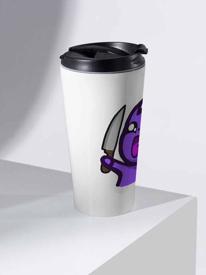 Stainless Steel Travel Mug - Stabby Jeffrey product image (2)