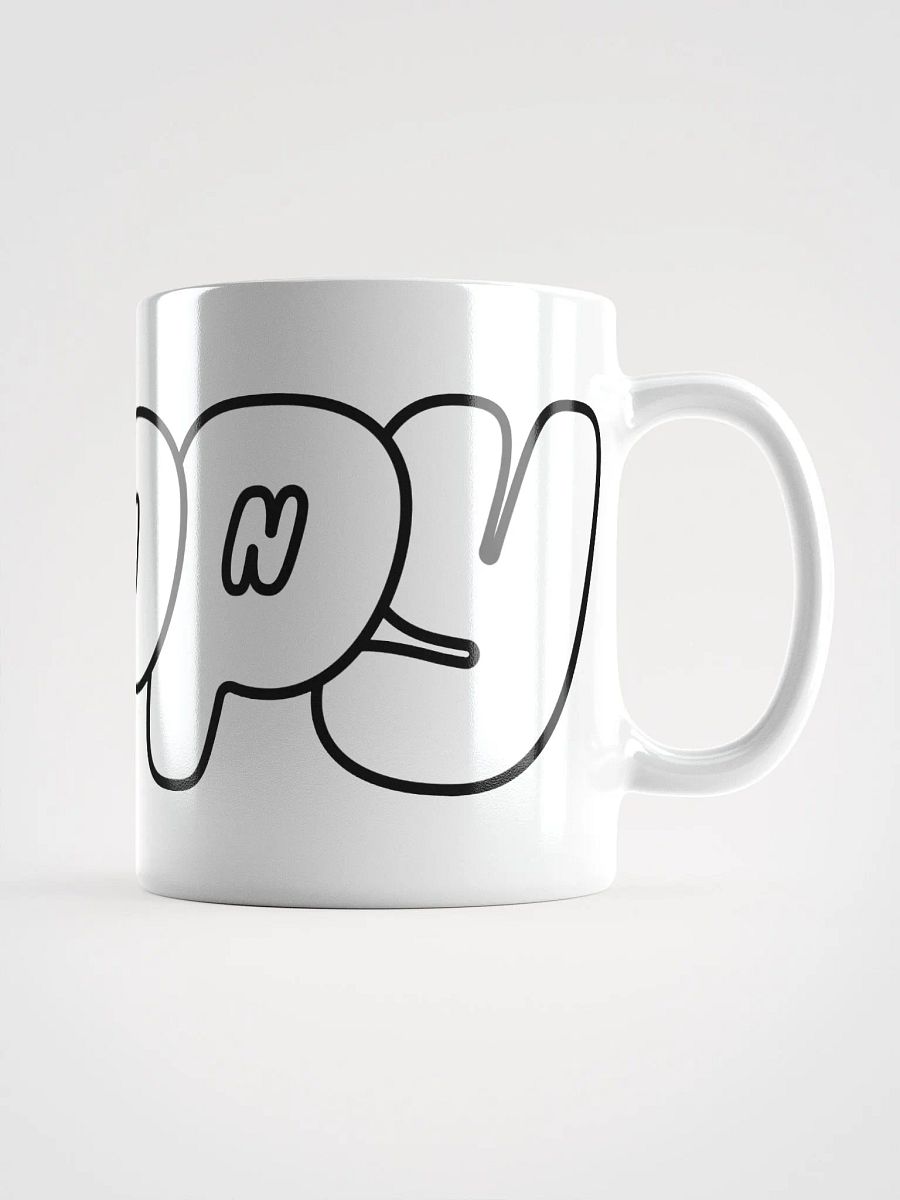HAPPY White Glossy Mug product image (1)