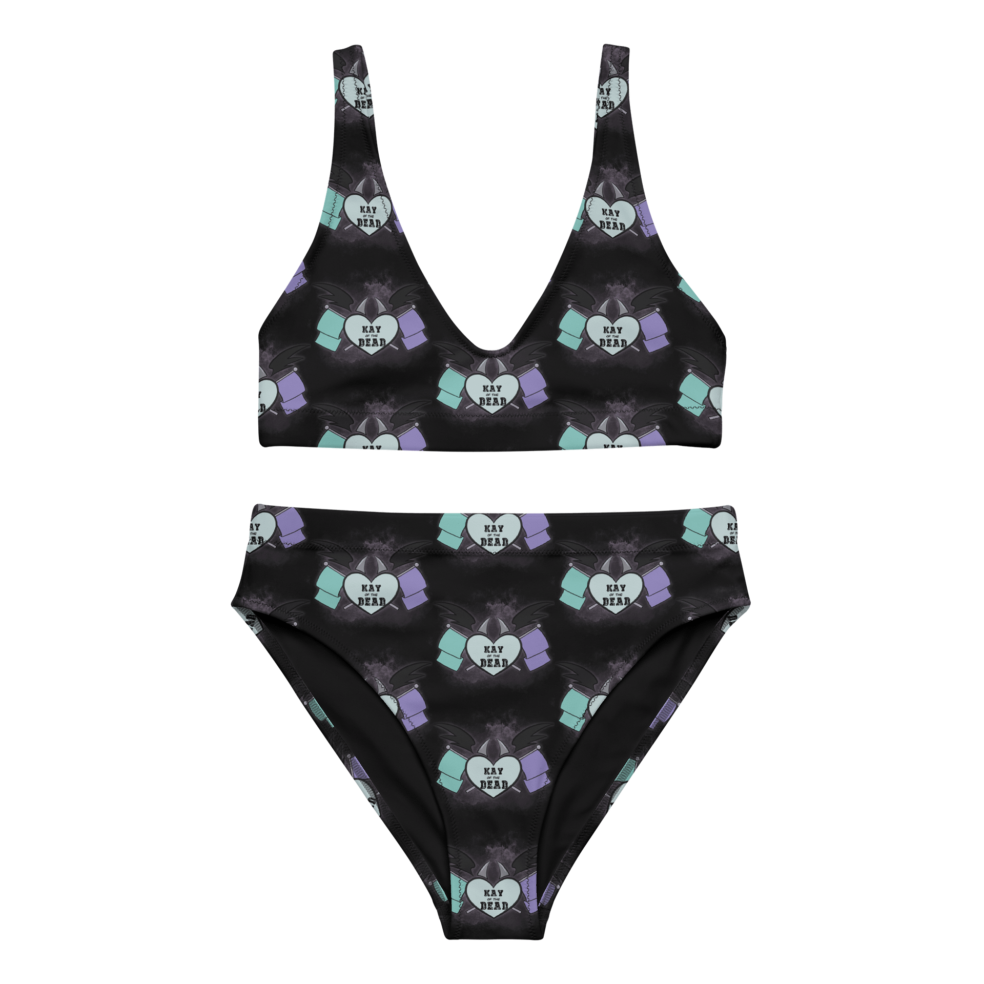 Kay_of_the_Dead Logo High Waisted Bikini product image (1)