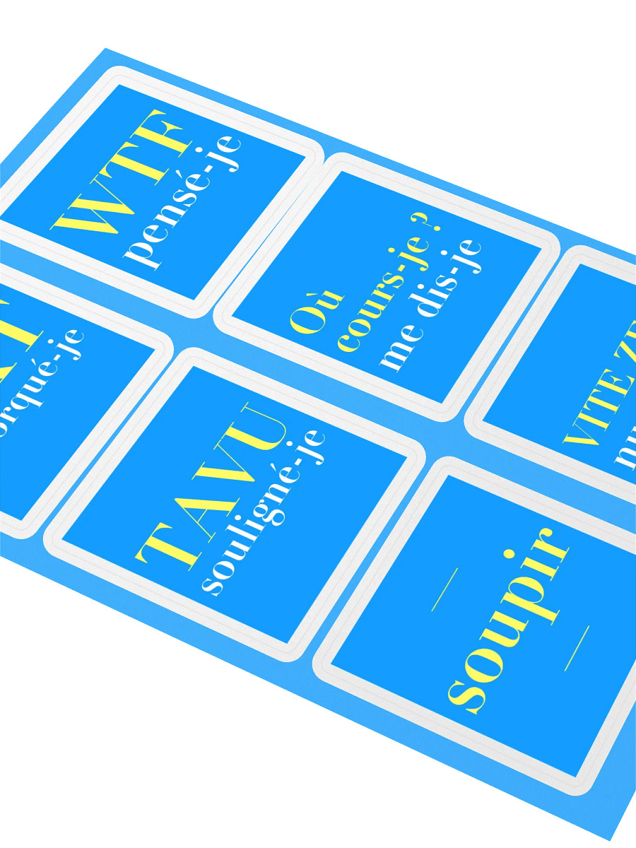 6 stickers littéraires • planche A5 product image (3)