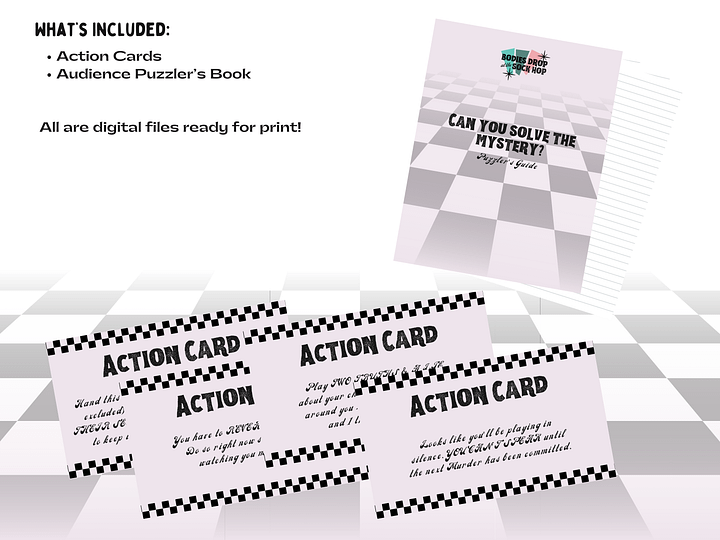 Bodies Drop at the Sock Hop - A 1950s Sock Hop Murder Mystery - Extracurriculars Add-On product image (2)
