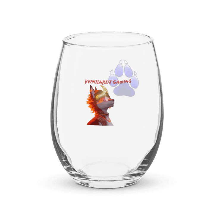Reinhardt Gaming Flame Fury Stemless Wine Glass product image (1)
