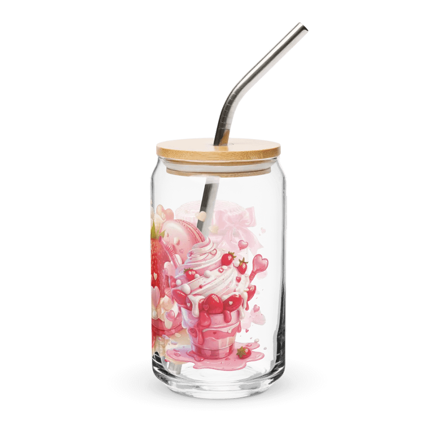 Valentine Sweetheart Glass Can product image (3)