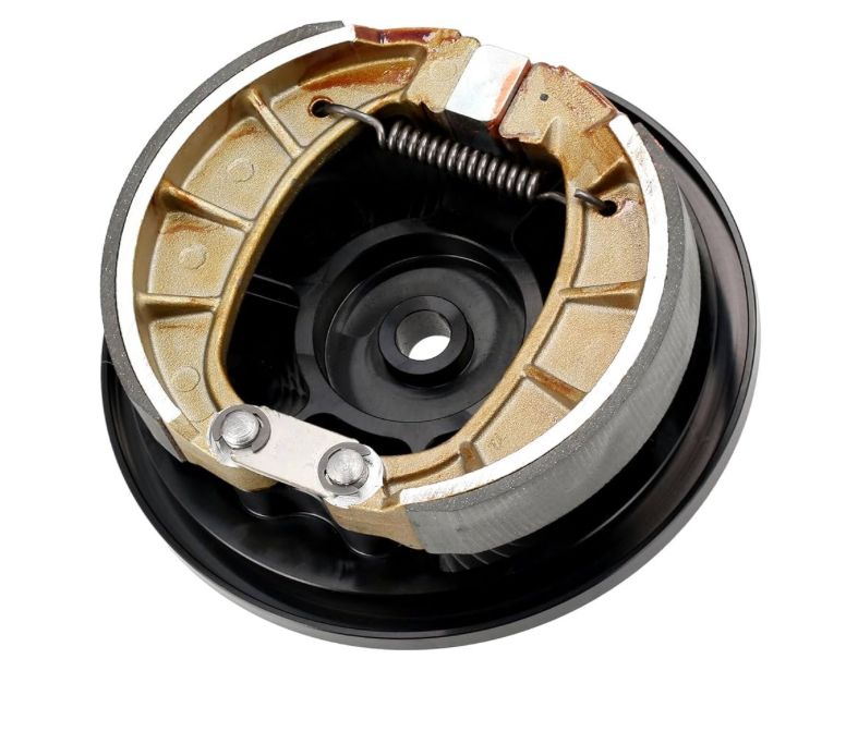 CNC Bremsschild hinten komplett EBC, Schwarz eloxiert product image (2)