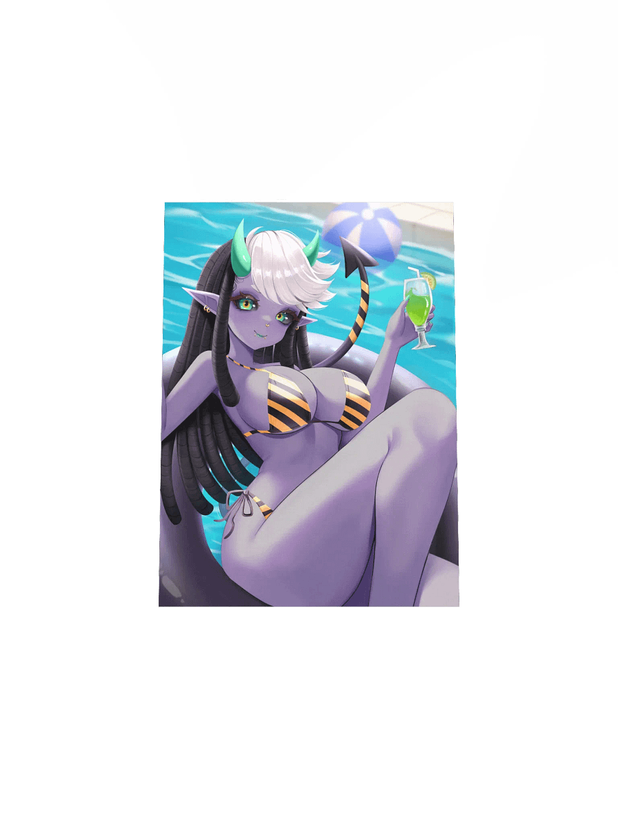 "Poolside Fun" Kimical Poster product image (4)