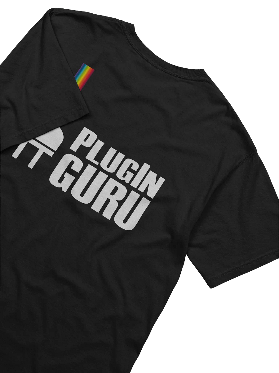 PlugInGuru T-Shirt (Small Front/Big Back Logos) product image (4)