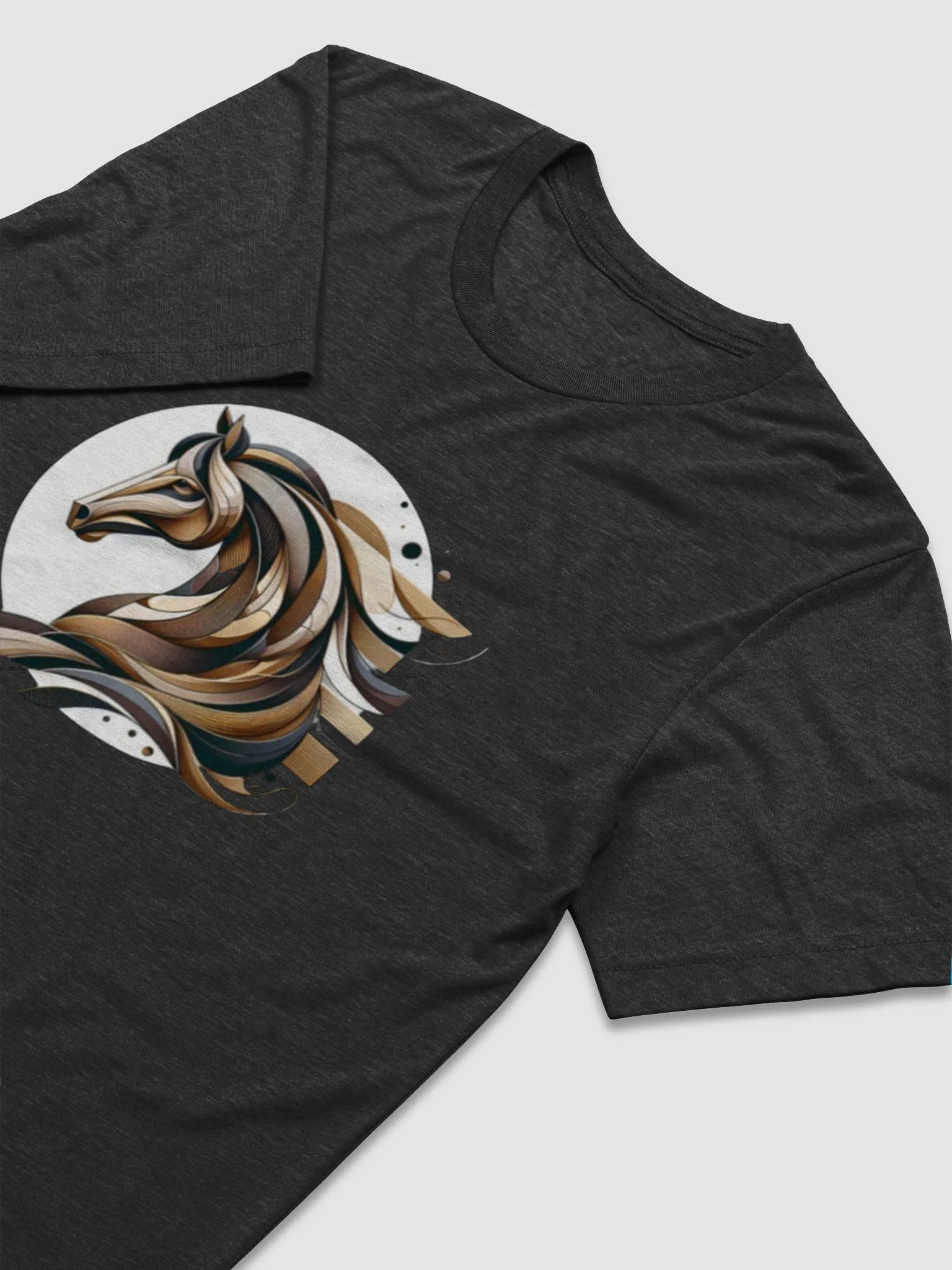 Majestic Mane Horse Art Tri-Blend Tee product image (11)
