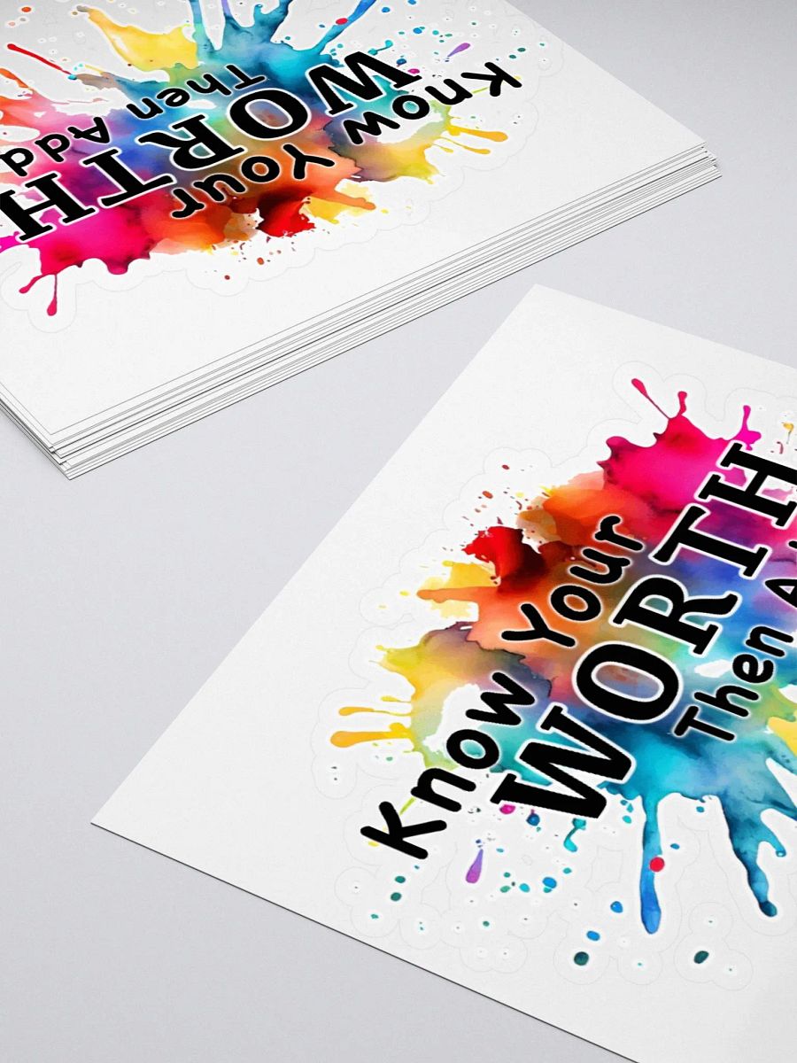 Know Your Worth Sticker product image (4)