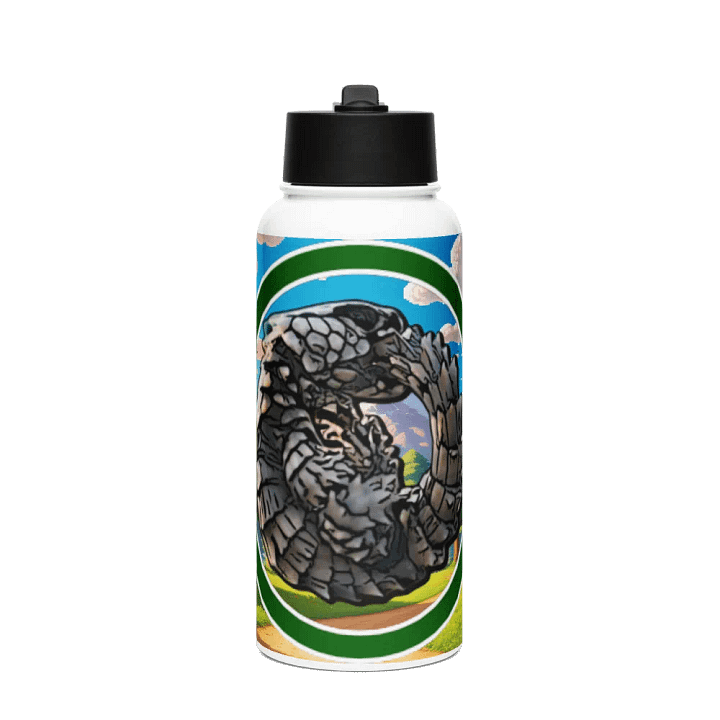 Gourde à paille Gros logo avec fond 94cl product image (1)