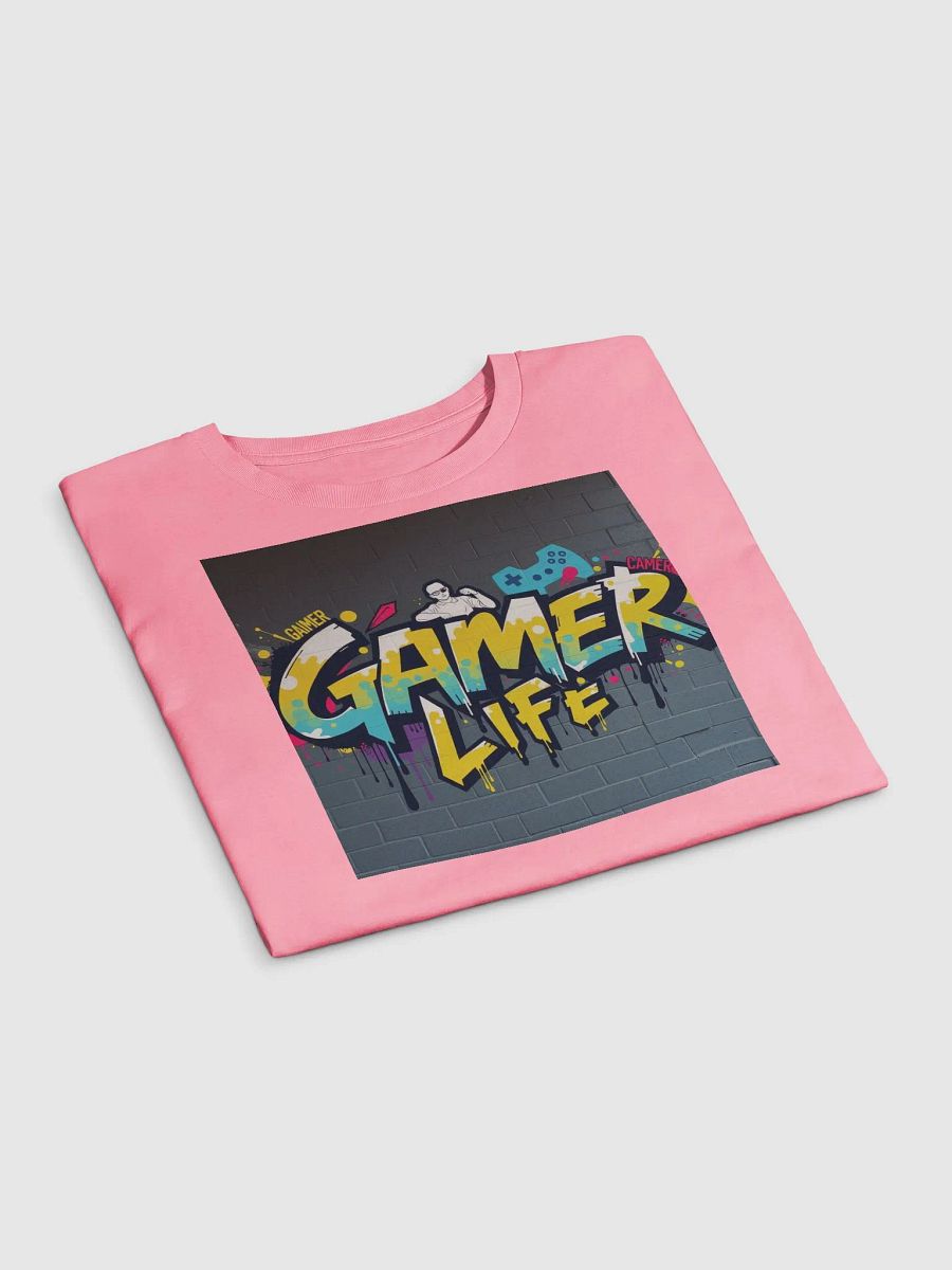 Gamer Life Graffiti Crop Top product image (3)