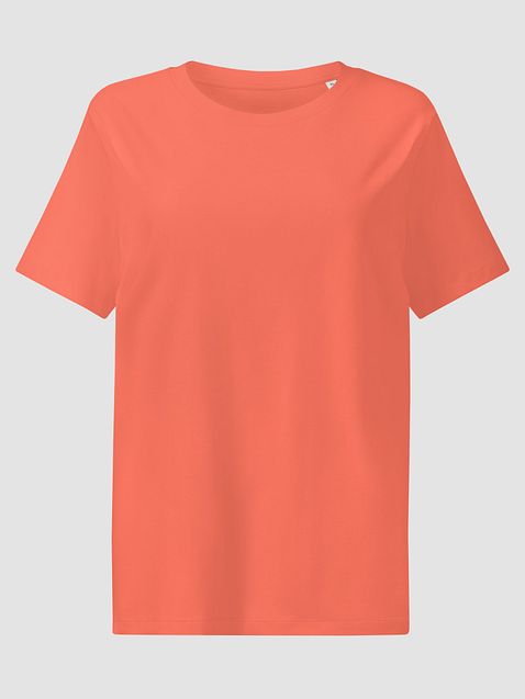 Photo showing Stanley/Stella Women's Organic Ribbed Neck T-Shirt