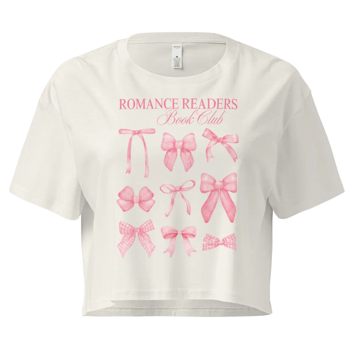 Romance Reader (bows) | Crop Tee product image (1)