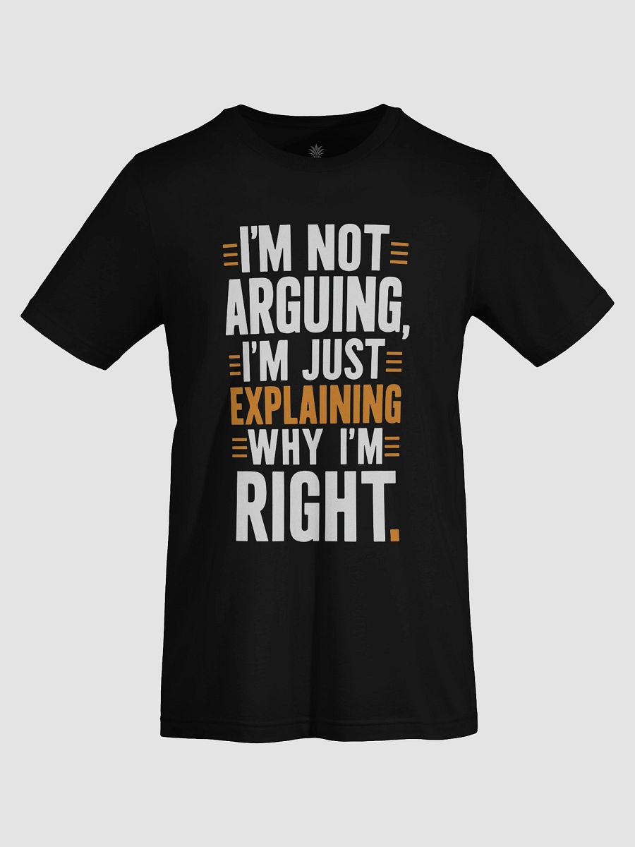I'm Not Arguing, I'm Just Explaining Why I'm Right Unisex T-Shirt product image (7)