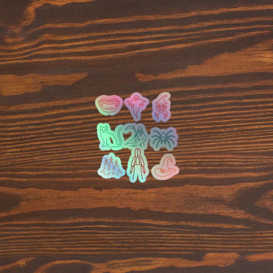 Halloween Holographic Sticker Spectacle product image (10)