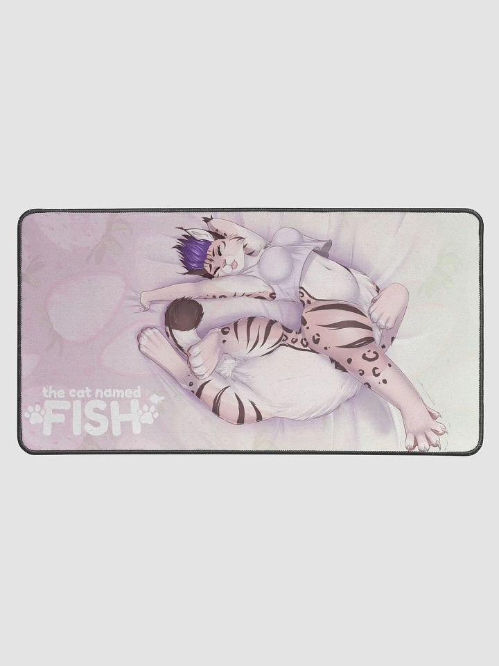Sleepy Fish Desk Mat! product image (1)