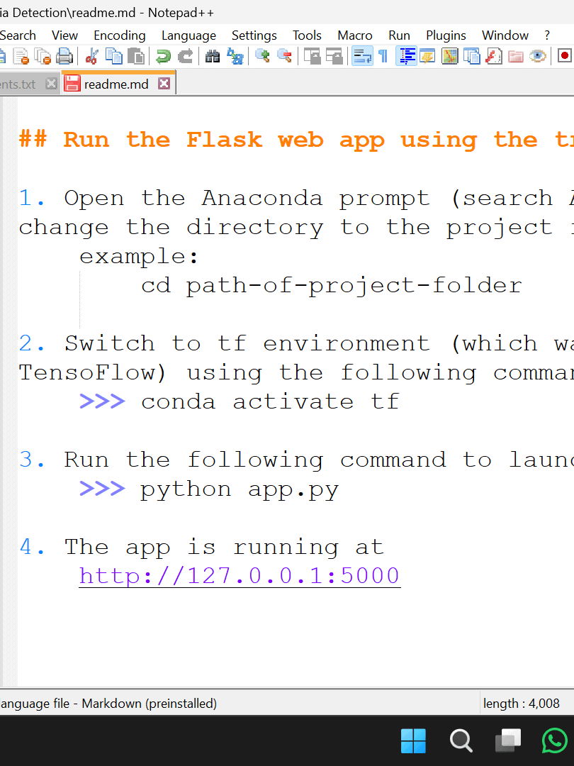 Malaria Disease Prediction System using Deep Learning with Flask App Project product image (7)