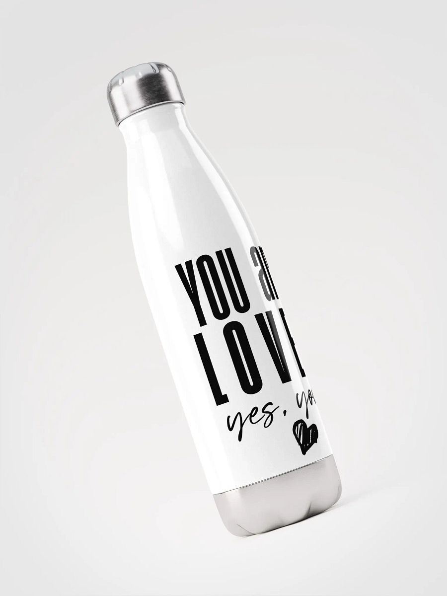 You are Loved Stainless Steel Bottle - white product image (3)