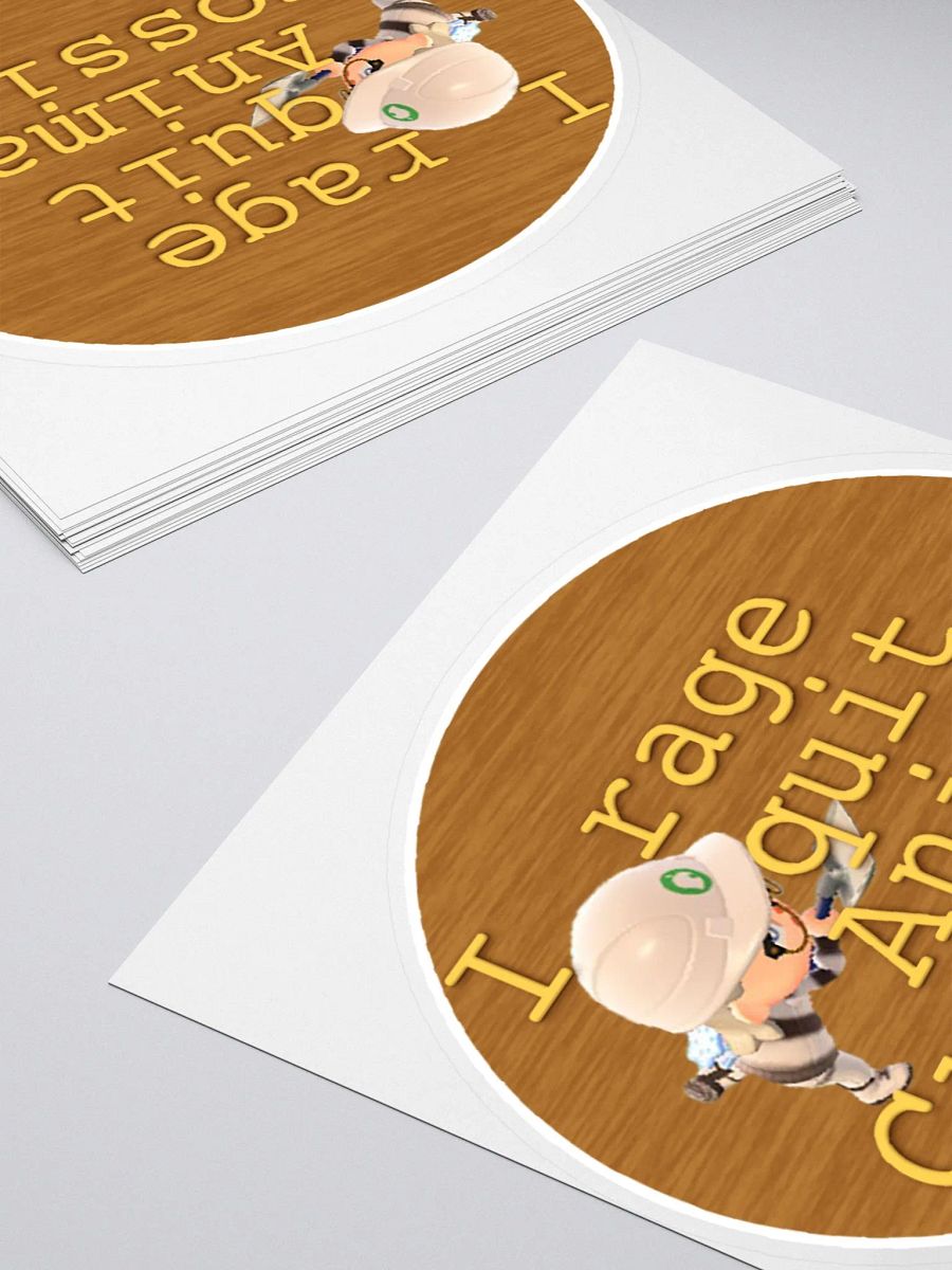 Waterscaping Rage Quit Sticker product image (4)