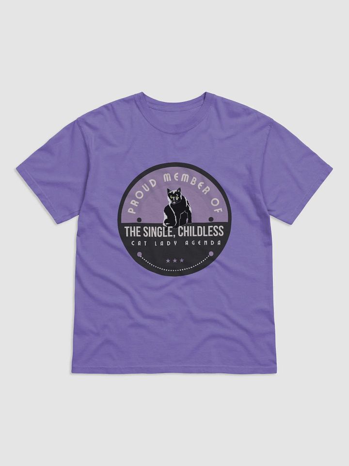 The Single, Childless, Cat Lady Agenda: A Feminist inspired T-Shirt product image (1)