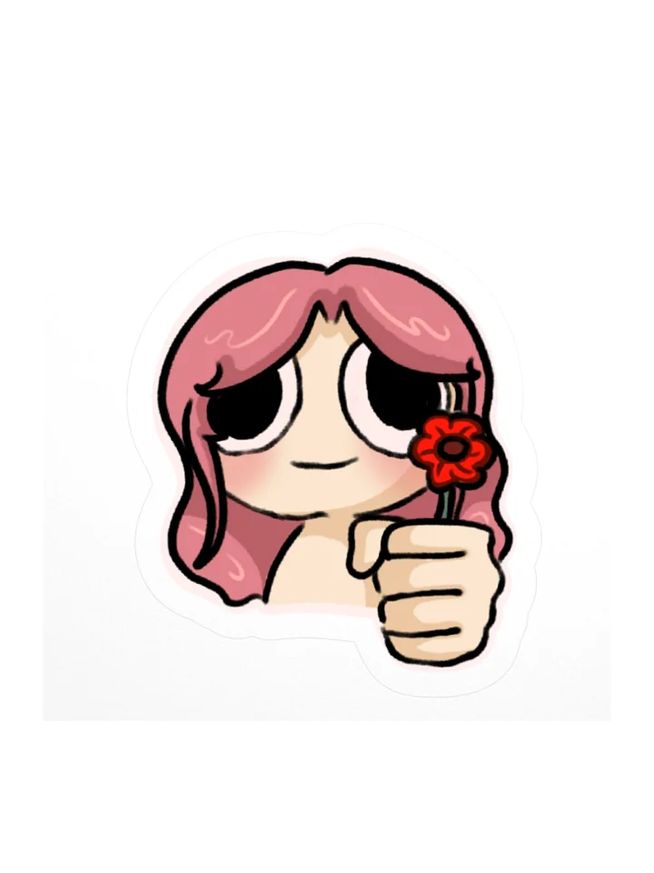 Take a flower! Sticker product image (1)