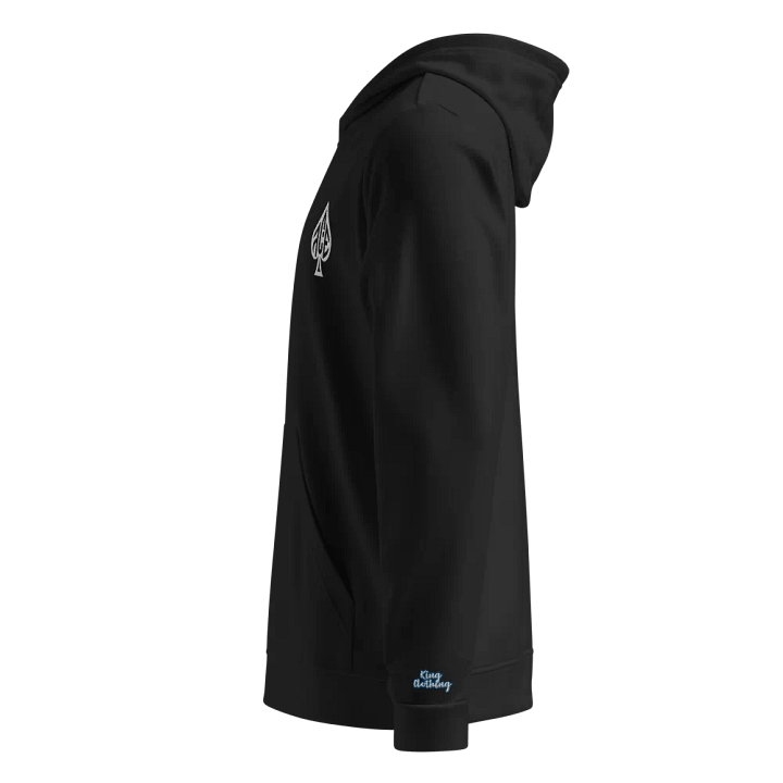 Ace Black/White logo adidas fleece hoodie (FE) product image (2)