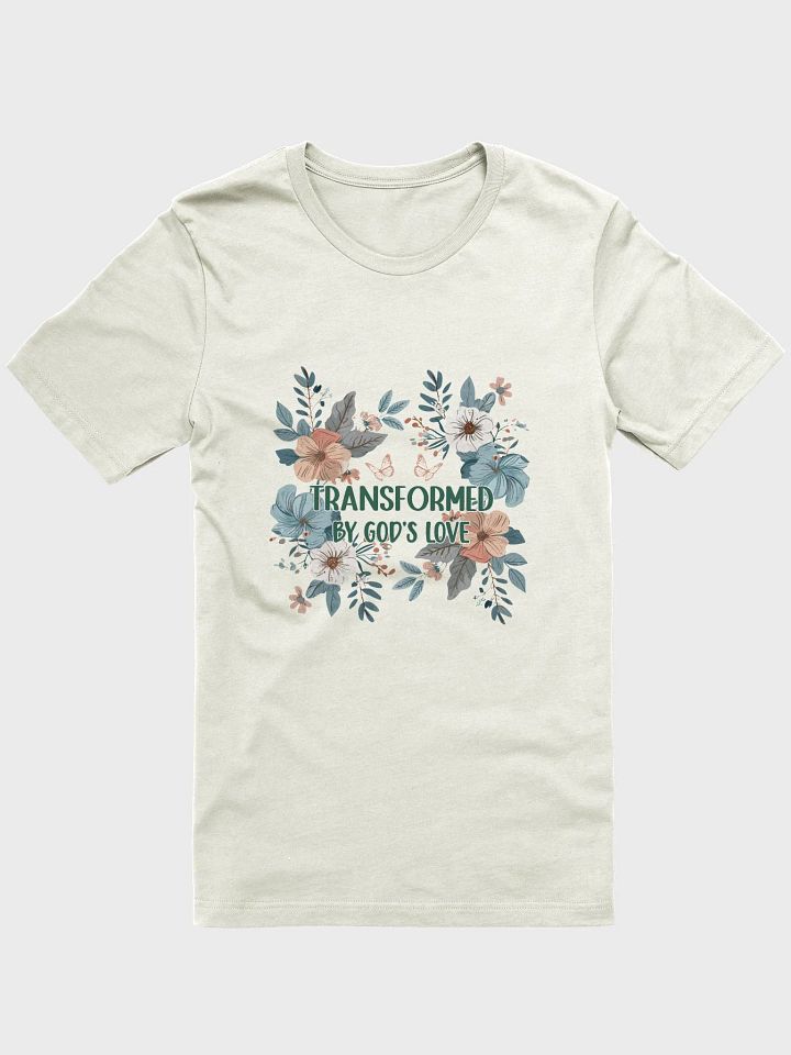 Transformed by God's Love Floral T-Shirt product image (9)