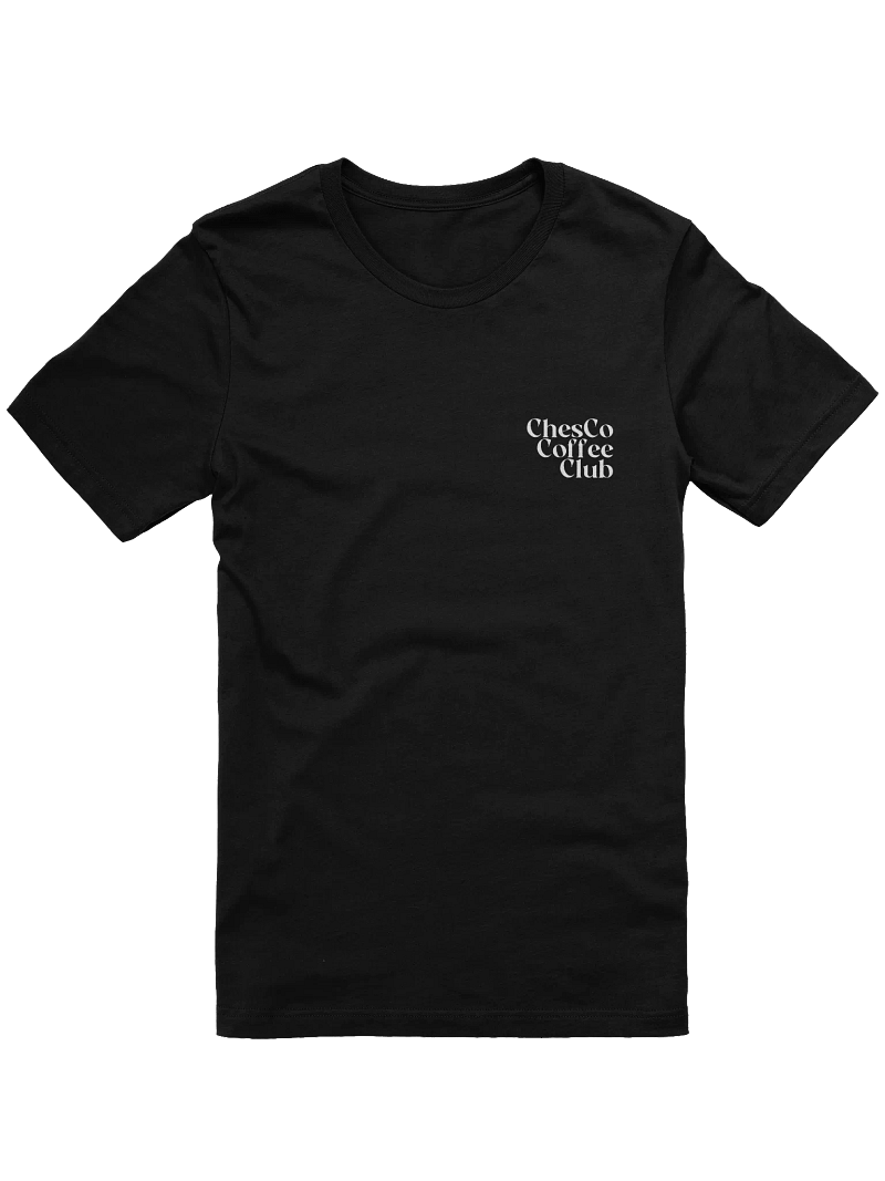 ChesCo Coffee Club Tee (Black) - LIMITED