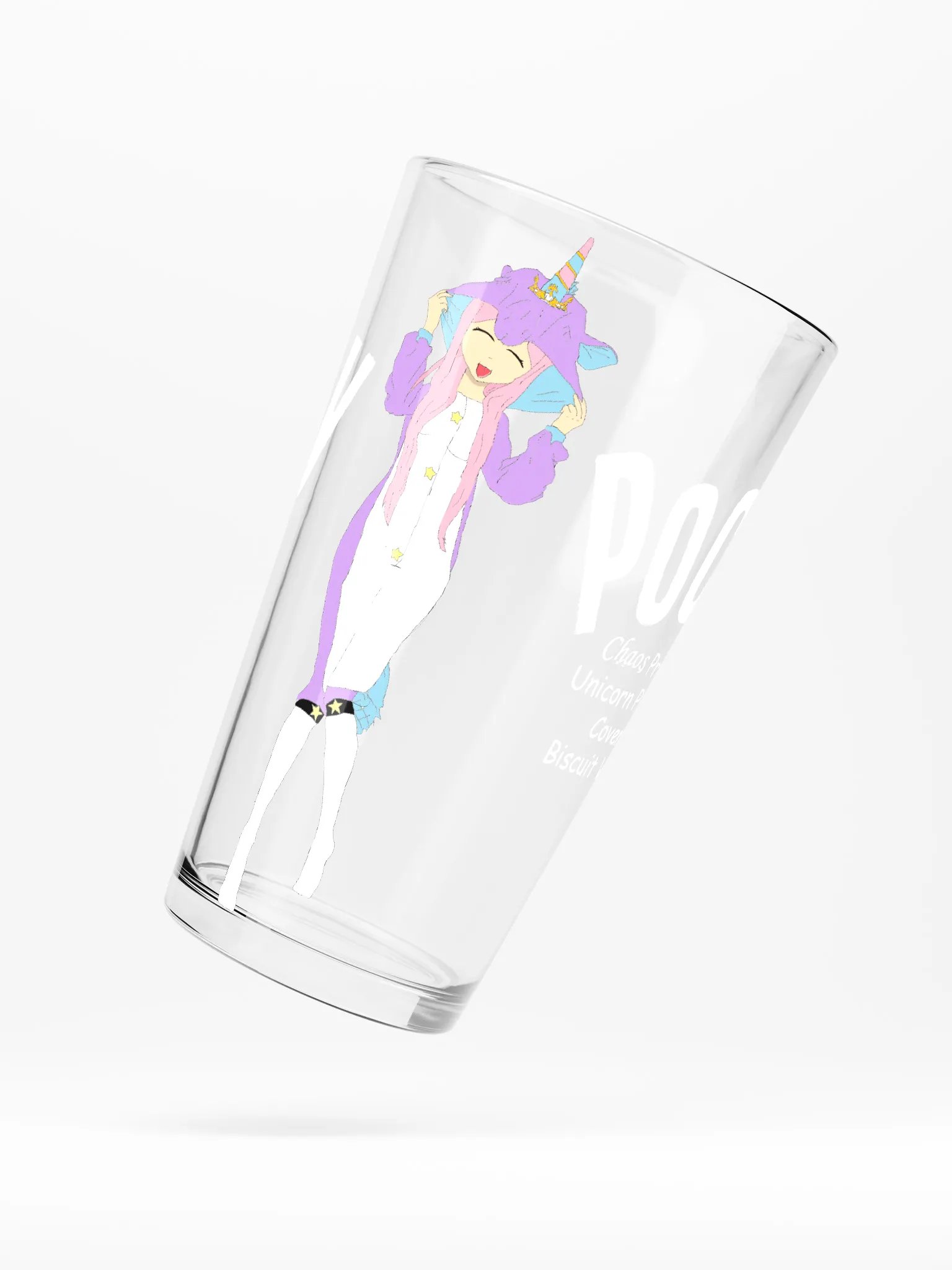Pocky's Unicorn Onesie Daki Shaker Glass product image (5)