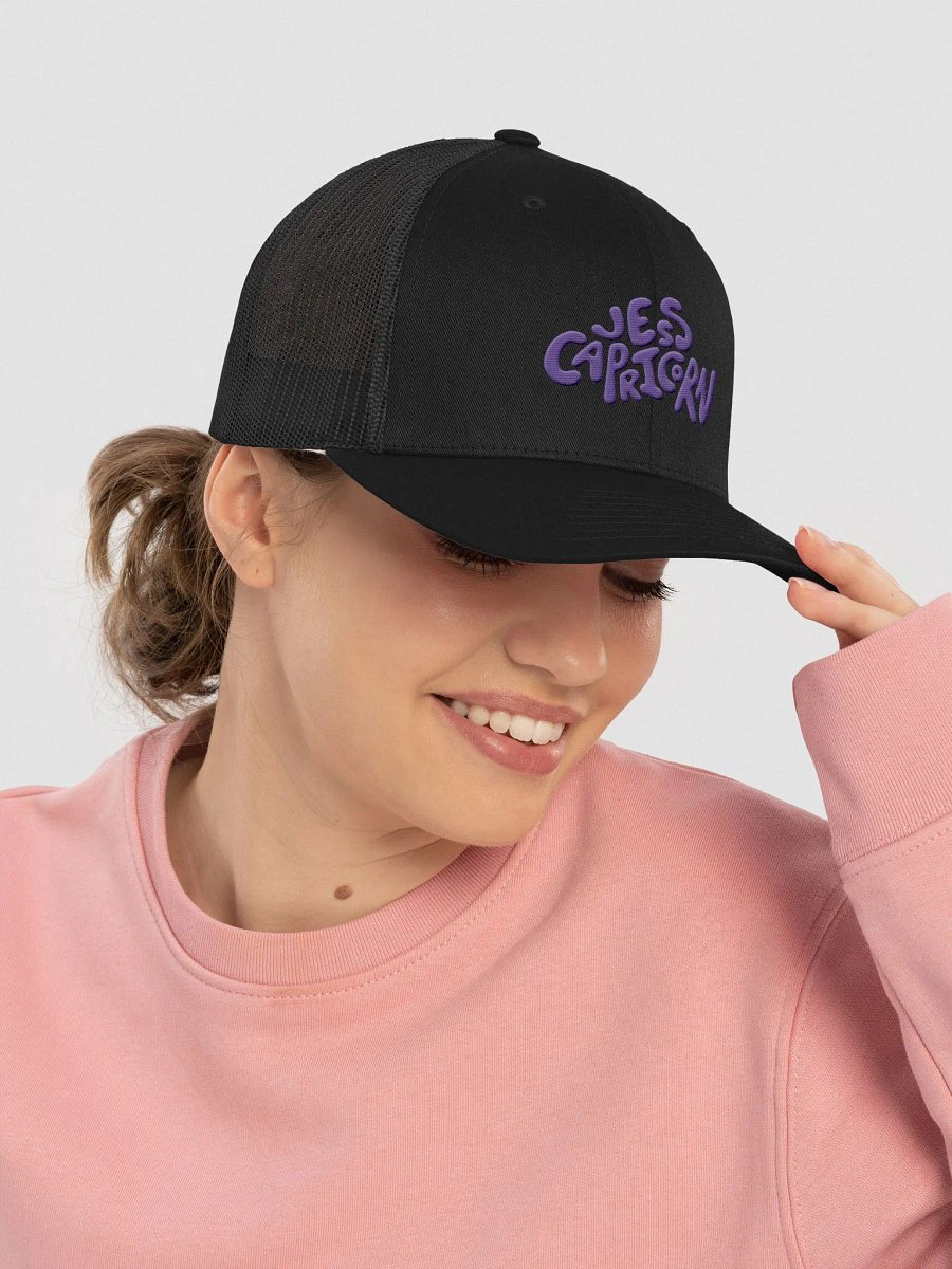 JessCap logo trucker hat product image (18)