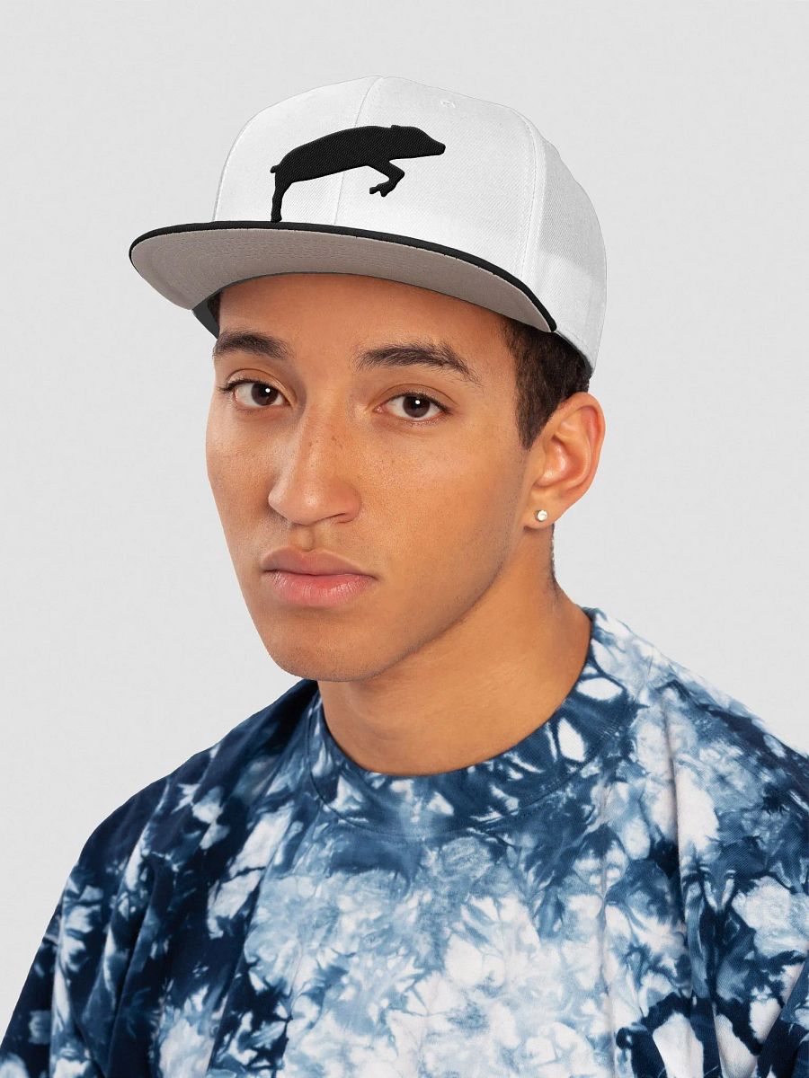Leaping Pig Logo DARK (Otto Wool Blend Snapback Cap) product image (7)