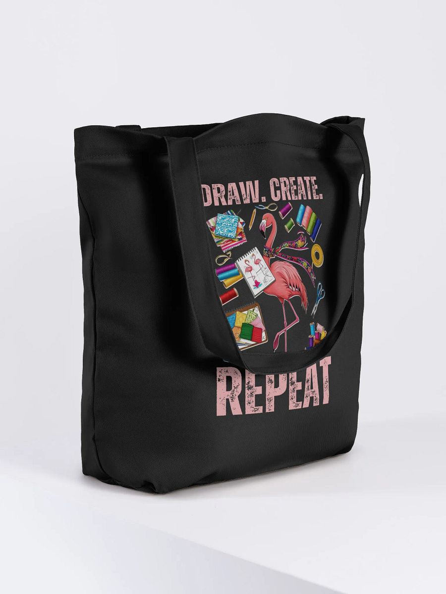 Draw. Create. Repeat Tote Bag product image (5)