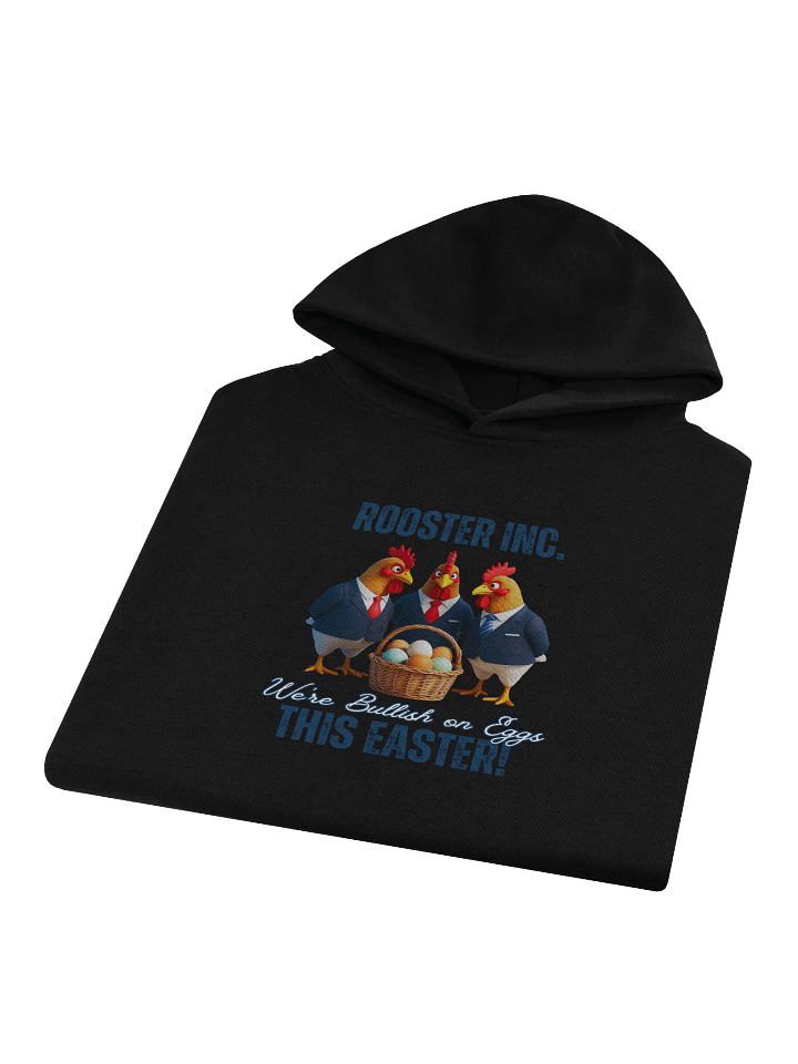 Rooster Inc. - Humorous Easter Black Hoodie product image (1)