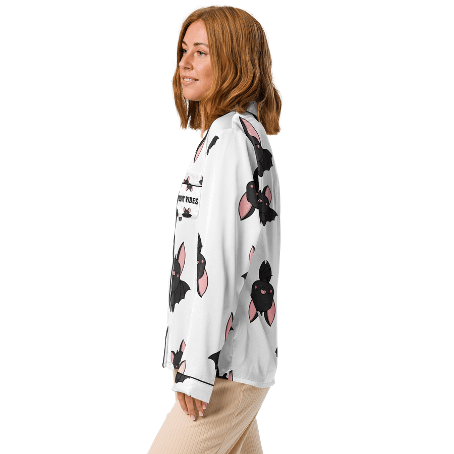 spooky vibes pj top long sleeve product image (4)