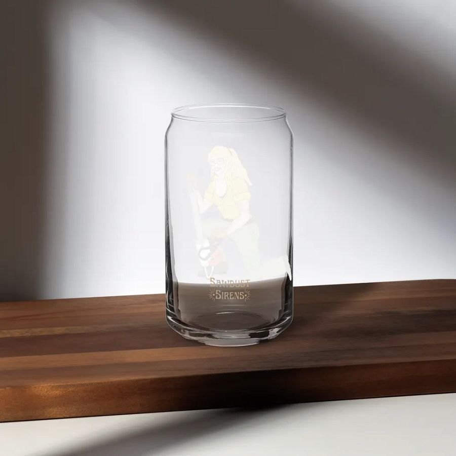 Blonde Chainsaw Pinup Glass product image (12)