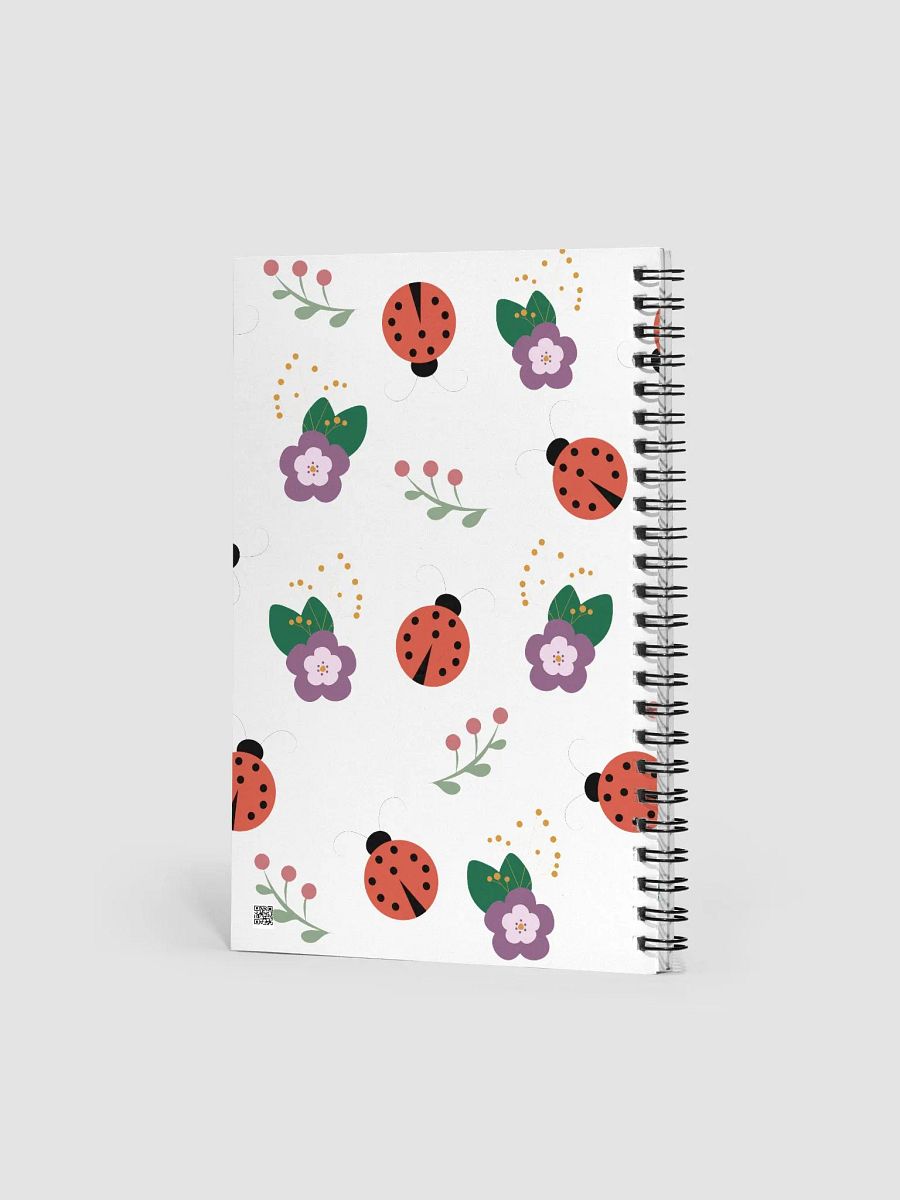 Ladybug Garden Spiral Notebook product image (2)