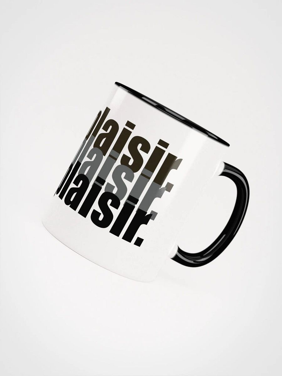 ''Ça fait plaisir'' Tasse en céramique avec couleur à l'intérieur product image (4)