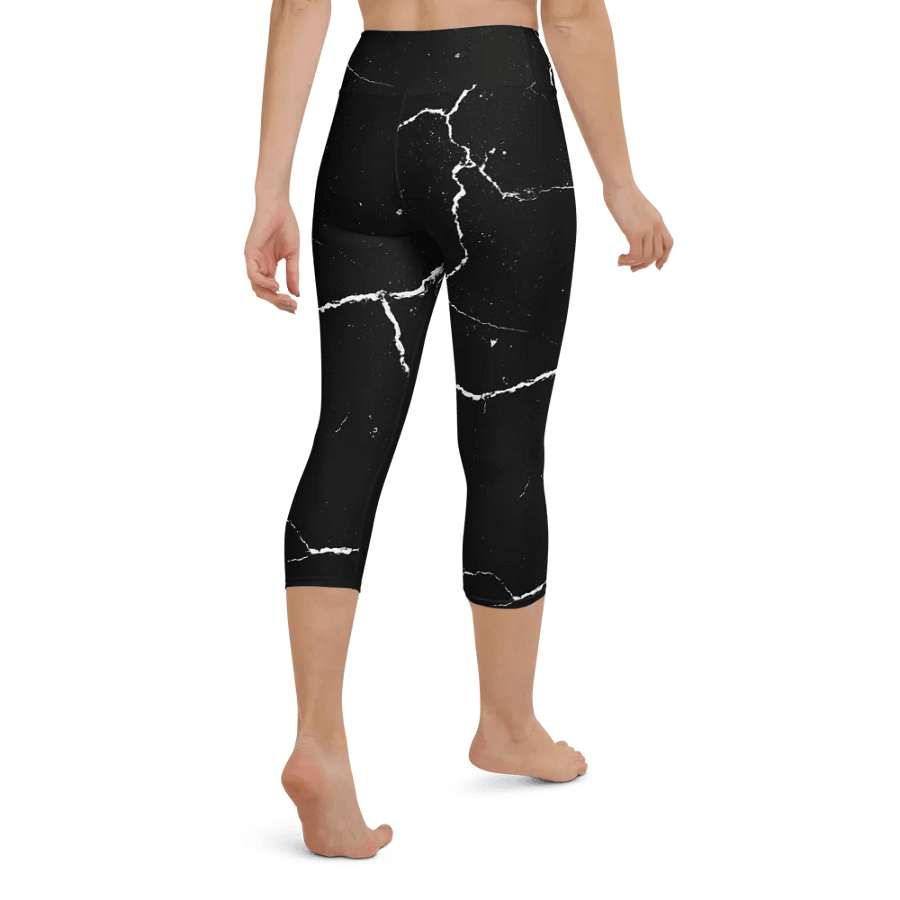 Cracked Network Yoga Capri Leggings product image (3)