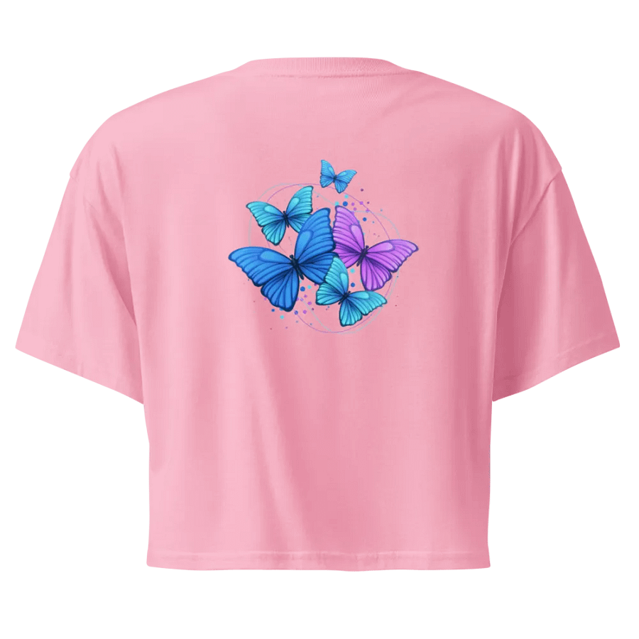 Butterfly: Womens crop t-shirt product image (3)