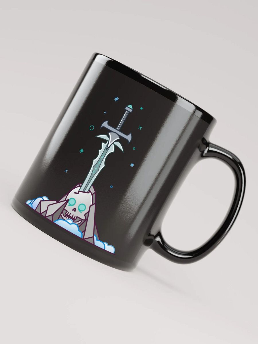 Sword in the Skull - Lich Variation - Black Glossy Mug product image (4)