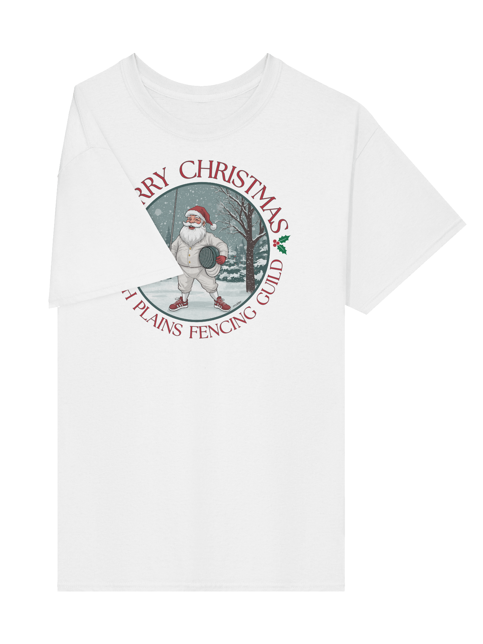 Santa Fencing Christmas Shirt product image (41)