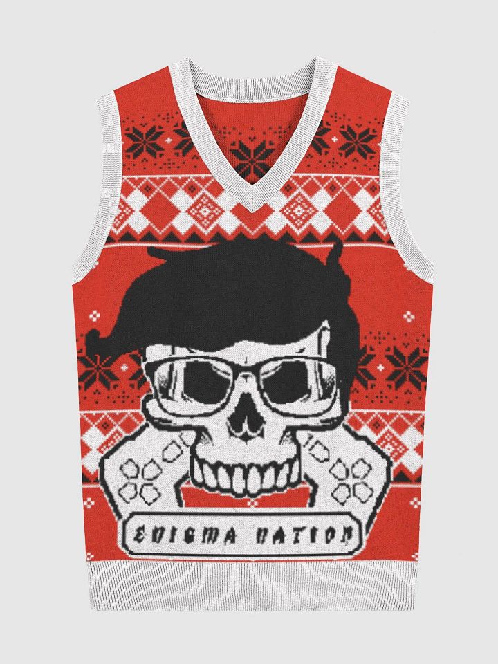 Enigma Nation Knitted V-Neck Vest 18 product image (3)